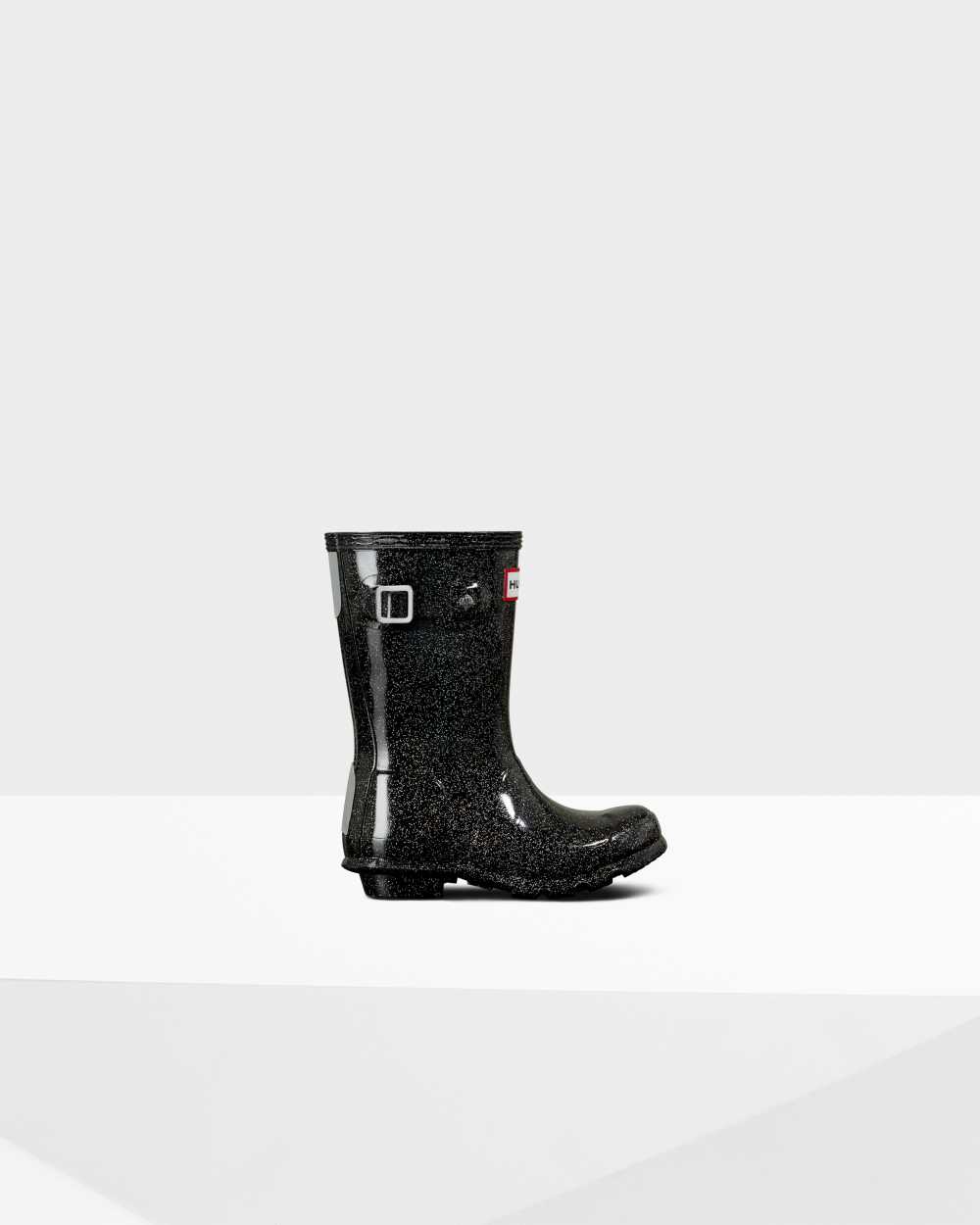 Kids Hunter Original Little Starcloud Rain Boots Black | HIDTEX-970